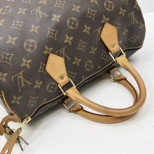 122 20230908 a 5 06 Louis Vuitton Speedy 30 Bag Monogram Brown