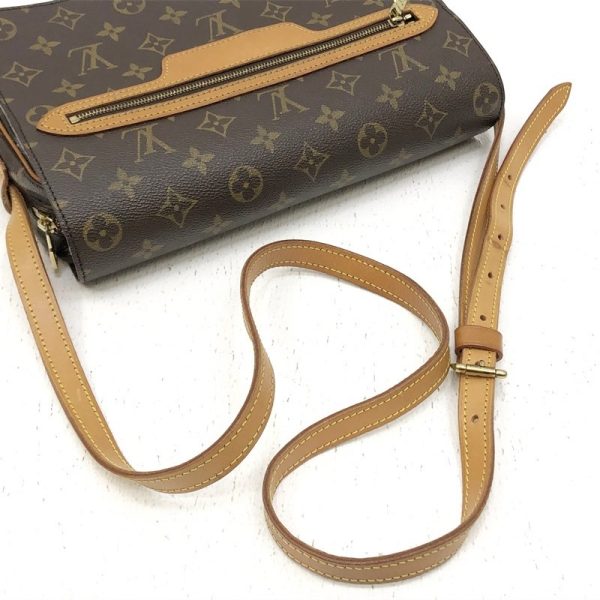 122 20231025 a 5 06 Louis Vuitton Saint Germain 28 Shoulder Bag Monogram Brown