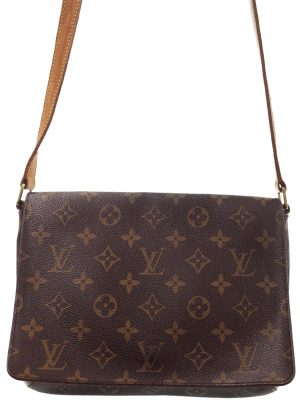 1220077040016 Louis Vuitton Saumur 43 Monogram Shoulder Bag Brown