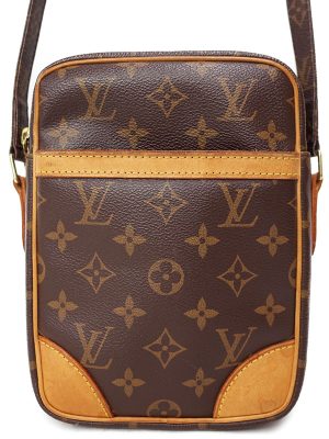 1220183800016 Louis Vuitton Messager Crossbody Bag Damier Jean Black