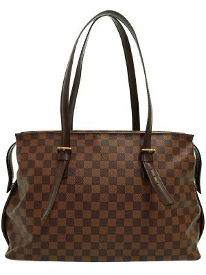 1220217340013 Louis Vuitton Alize De Poche Monogram Bag Brown