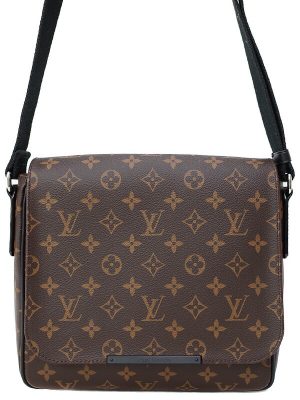 1222208470013 Louis Vuitton One Handle Flap Bag MM Monogram Ebene Noir