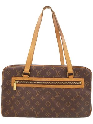 1222325340015 Louis Vuitton Monogram Looping GM Shoulder Bag Brown