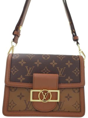 1223217300018 Louis Vuitton Speedy Bandouliere 30 Mini Bag Monogram Brown