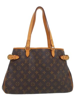 1224041830016 Louis Vuitton Aubagne Damier Shoulder Bag Brown