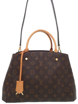 1224173010010 Louis Vuitton Pochette Accessoire Pouch Bag Monogram Brown