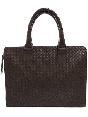 1229105330013 Bottega Veneta Maxi Intrecciato Cassette Shoulder Bag Black