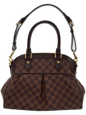 1233043620013 Louis Vuitton Musette Salsa Damier Canvas Bag Brown