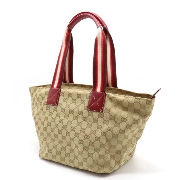 12340476 2 GUCCI GG tote bag shoulder bag beige red