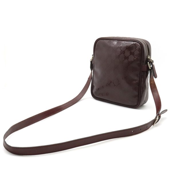 12370518 2 GUCCI GG Implement Shoulder Bag Pochette Crossbody Burgundy