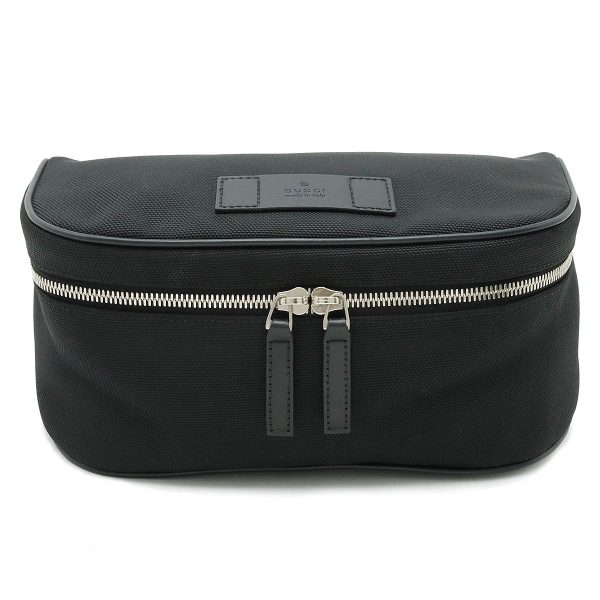 12370708 1 GUCCI Sherry Line Body Bag Waist Bag Nylon Black