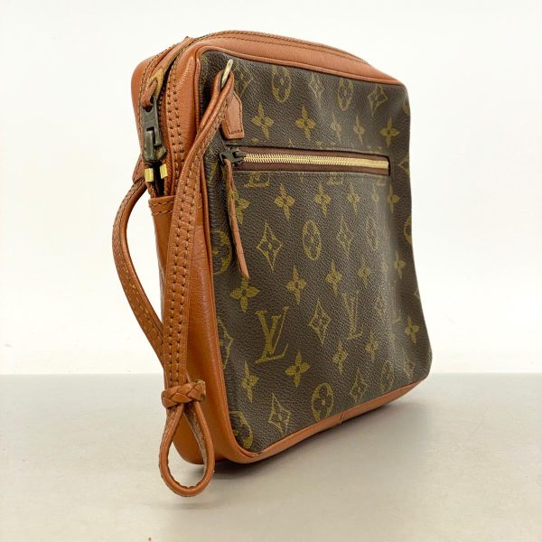 1240001031645 2 Louis Vuitton Saxophone Monogram Clutch Bag Brown