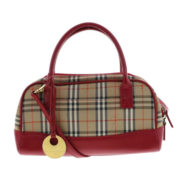 1240001036553 1 Burberry 2Way Shoulder Bag Red