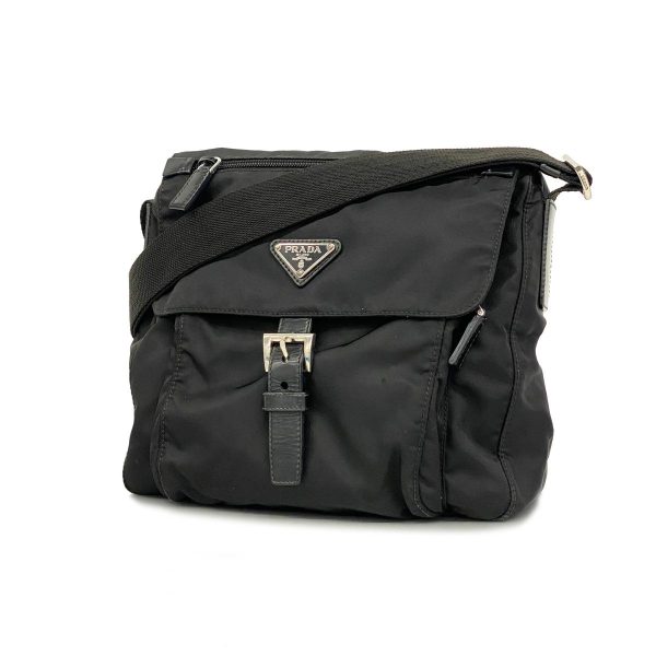 1240001040283 1 Prada shoulder bag nylon black Bag