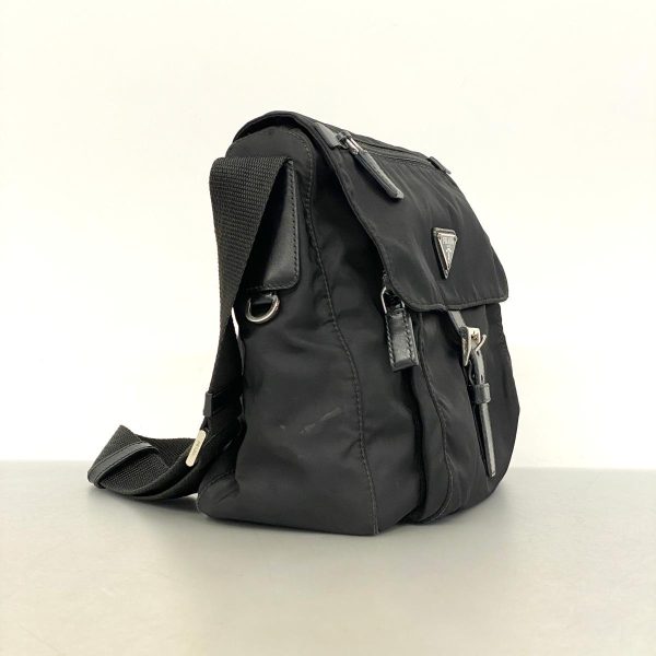 1240001040283 2 Prada shoulder bag nylon black Bag