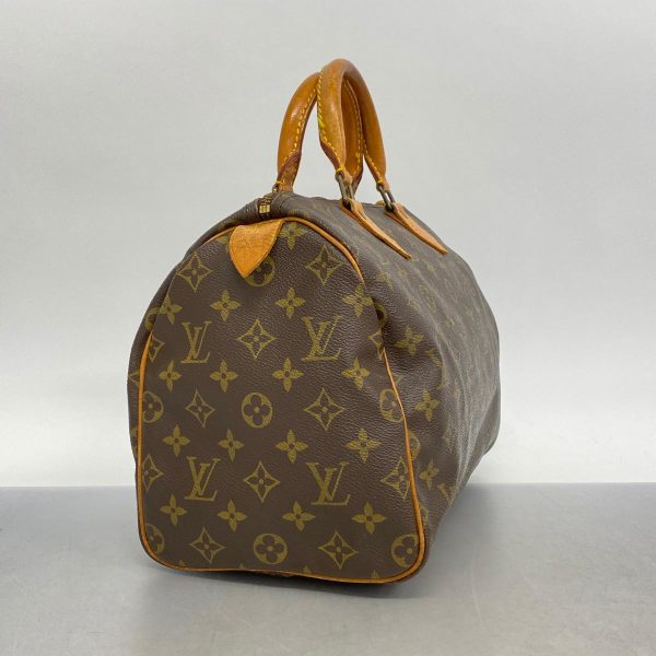 1240001041097 2 Louis Vuitton Speedy 30 Monogram Handbag Brown