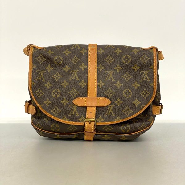 1240001041274 10 Louis Vuitton Saumur 30 Monogram Shoulder Bag Brown