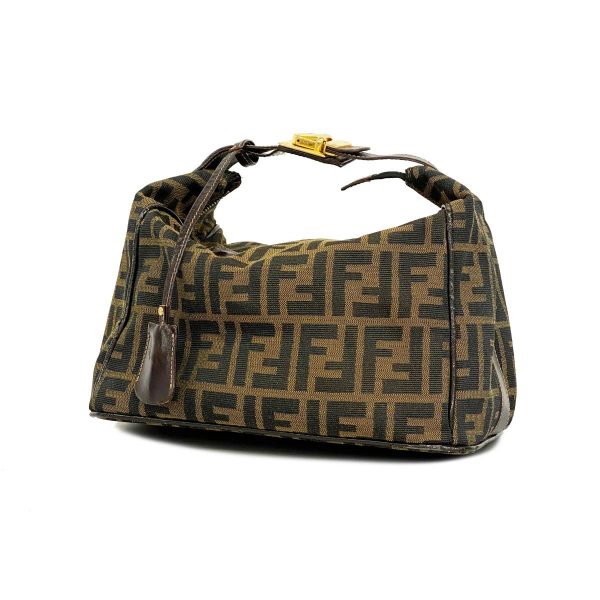 1240001042607 1 Fendi Zucca Nylon Handbag Brown