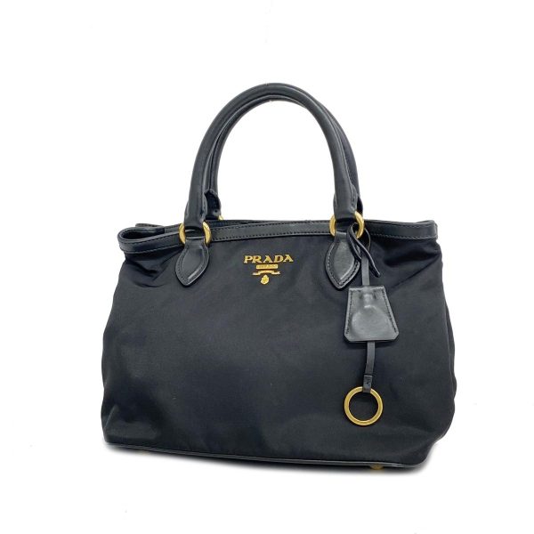 1240001043113 1 Prada Nylon Handbag Black