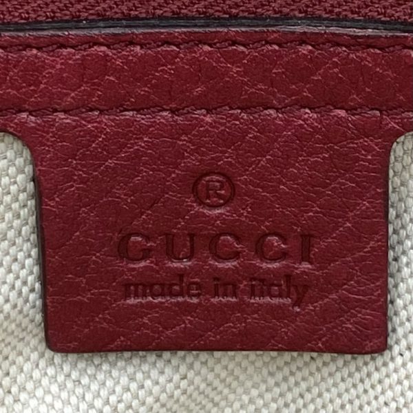 1240001047662 8 GUCCI 2WAY bag red multifunctional bag