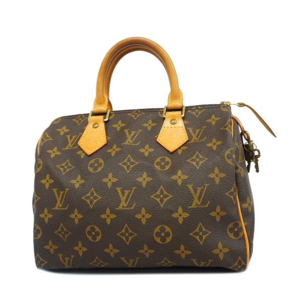 1240001048760 1 Louis Vuitton Speedy 25 Monogram Handbag Brown