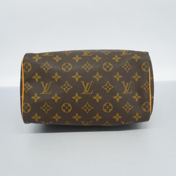 1240001048760 3 Louis Vuitton Speedy 25 Monogram Handbag Brown