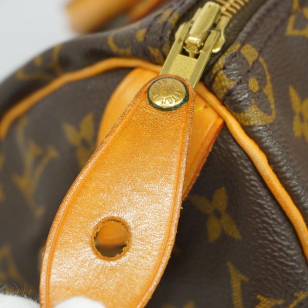 1240001048760 7 Louis Vuitton Speedy 25 Monogram Handbag Brown