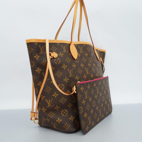 1240001048766 2 Louis Vuitton Neverfull Mm Monogram Tote Bag Pivoine