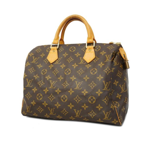 1240001048796 1 Louis Vuitton Speedy 30 Monogram Handbag Brown