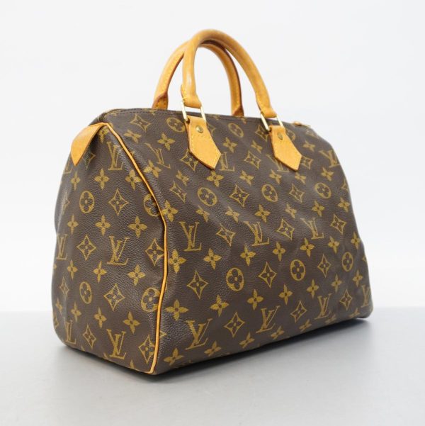 1240001048796 2 Louis Vuitton Speedy 30 Monogram Handbag Brown