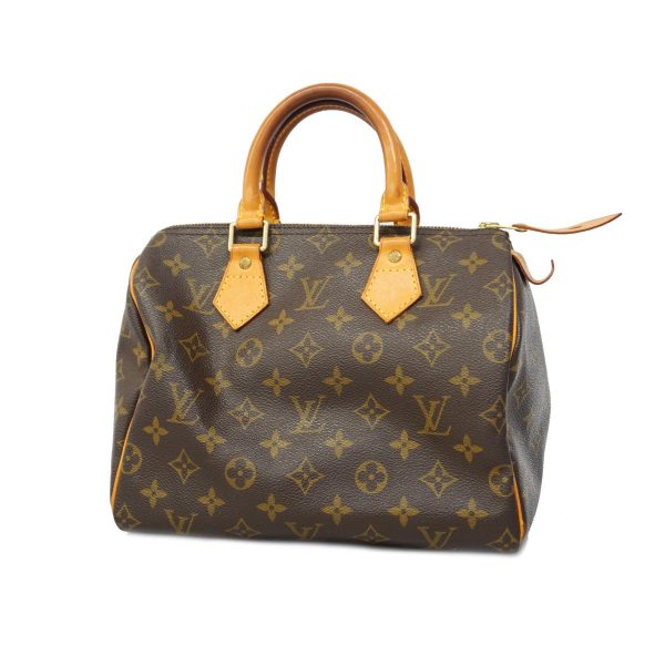 1240001048797 1 Louis Vuitton Speedy 25 Monogram Handbag Brown