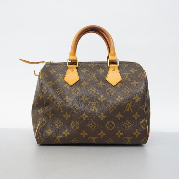 1240001048797 12 Louis Vuitton Speedy 25 Monogram Handbag Brown