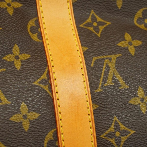 1240001048821 12 Louis Vuitton Keepall Bandouliere 50 Monogram Bag Brown