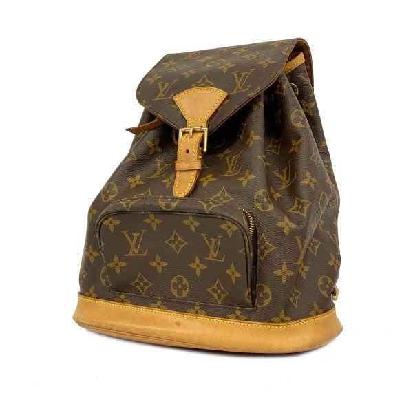 1240001048834 1 Louis Vuitton Monsouris Mm Monogram Rucksack Brown