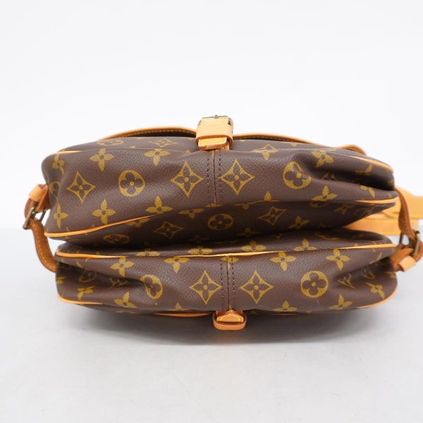 1240001048857 3 Louis Vuitton Saumur 30 Monogram Shoulder Bag Brown