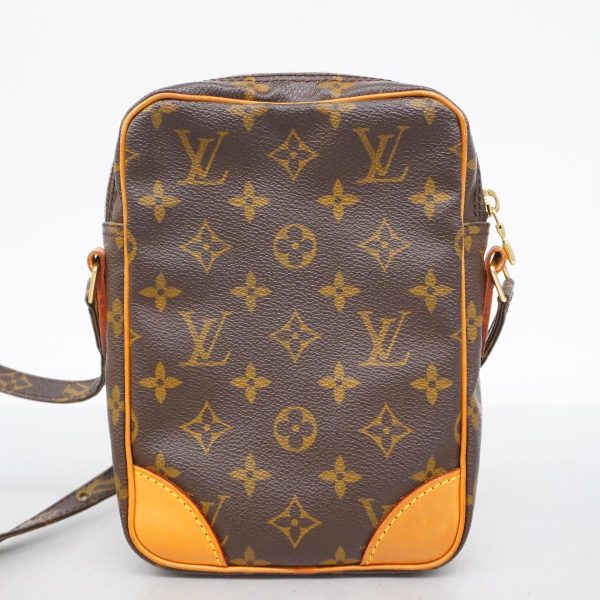 1240001048859 14 Louis Vuitton Danube Monogram Shoulder Bag Brown