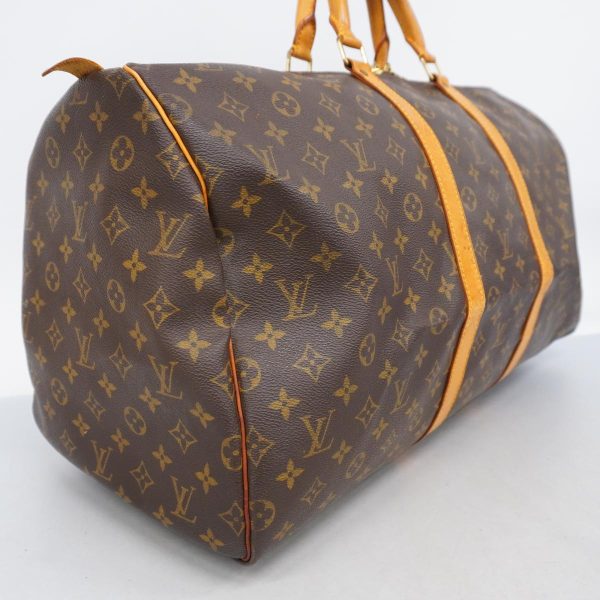 1240001048872 2 Louis Vuitton Keepall 55 Monogram Bag Brown