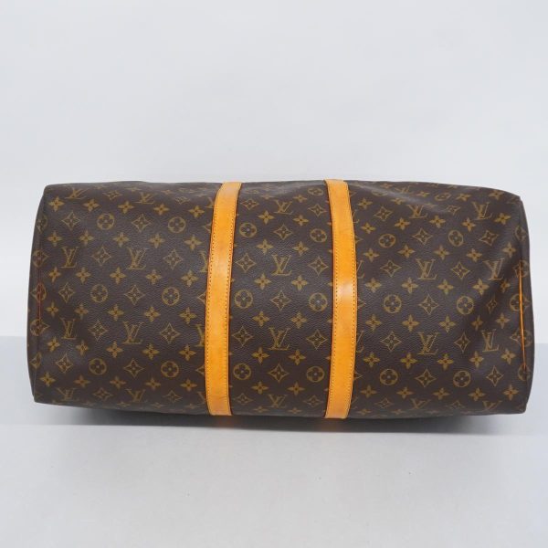 1240001048872 3 Louis Vuitton Keepall 55 Monogram Bag Brown