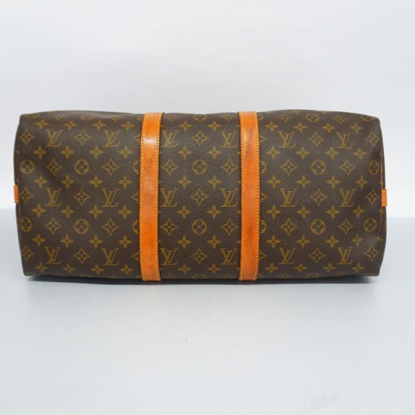 1240001048877 3 1 Louis Vuitton Keepall Bandouliere 50 Monogram Bag Brown