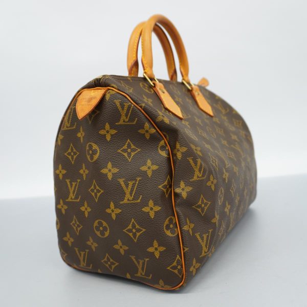 1240001048878 2 Louis Vuitton Speedy 30 Monogram Handbag Brown