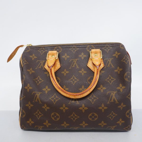 1240001048887 15 Louis Vuitton Speedy 25 Monogram Handbag Brown