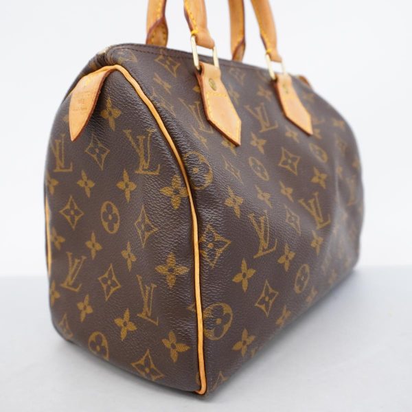 1240001048887 2 Louis Vuitton Speedy 25 Monogram Handbag Brown