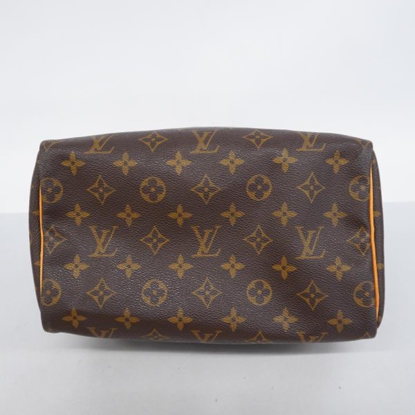 1240001048887 3 Louis Vuitton Speedy 25 Monogram Handbag Brown