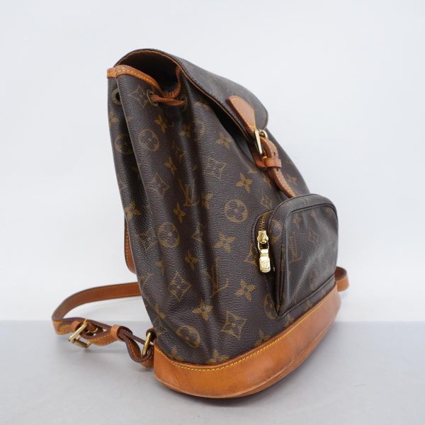 1240001048888 2 Louis Vuitton Monsouris Mm Monogram Rucksack Brown