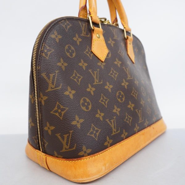 1240001048892 2 Louis Vuitton Alma Monogram Handbag Brown