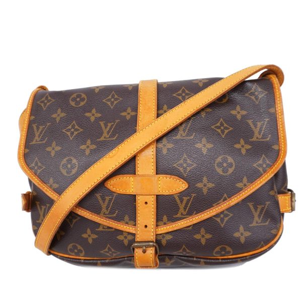 1240001048899 1 Louis Vuitton Saumur 30 Monogram Shoulder Bag Brown