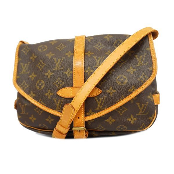 1240001048909 1 Louis Vuitton Saumur 30 Monogram Shoulder Bag Brown