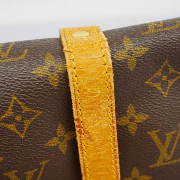 1240001048909 12 Louis Vuitton Saumur 30 Monogram Shoulder Bag Brown