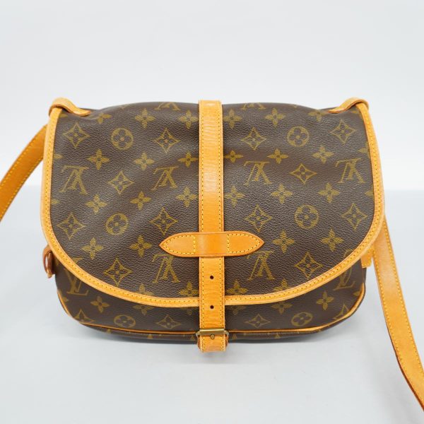 1240001048909 17 Louis Vuitton Saumur 30 Monogram Shoulder Bag Brown