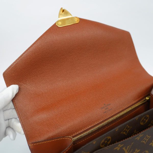 1240001048921 12 1 Louis Vuitton Monceau Monogram Two Way Bag Brown